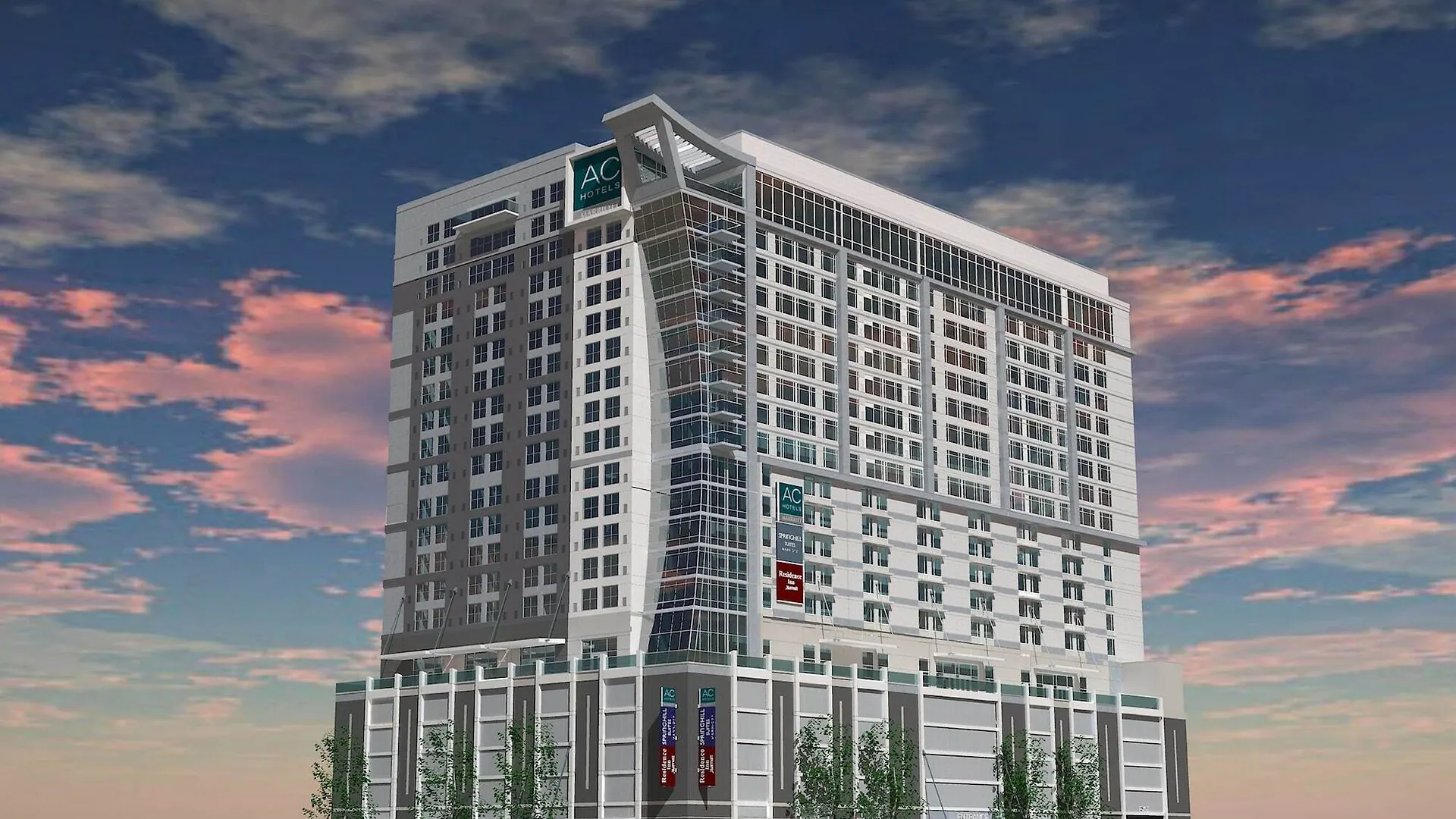 Springhill Suites By Marriott Nashville Downtown/Convention Center 3*,  United States